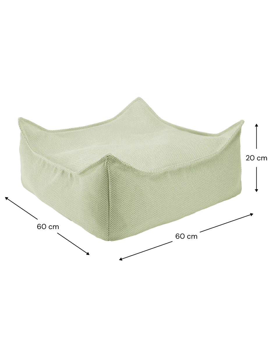 Herba Outdoor Square Ottoman