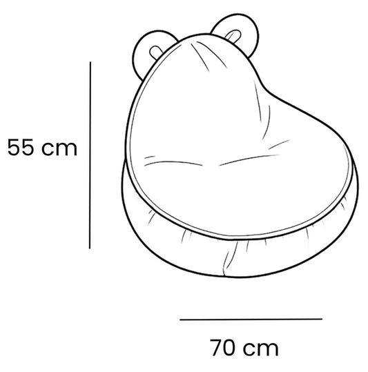 Sako Bag Teddy XL Beige | Slimcord
