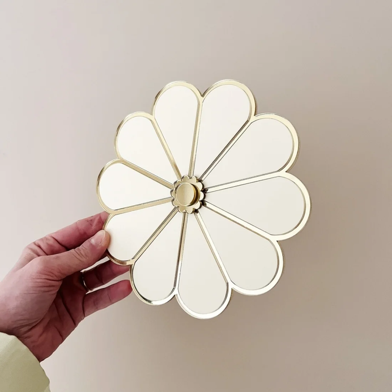 Plexi Wall Flower - Beige