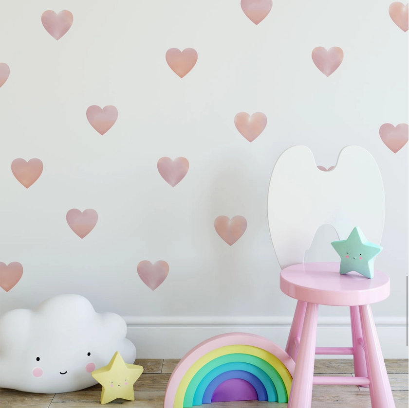 Blush Pink Hearts