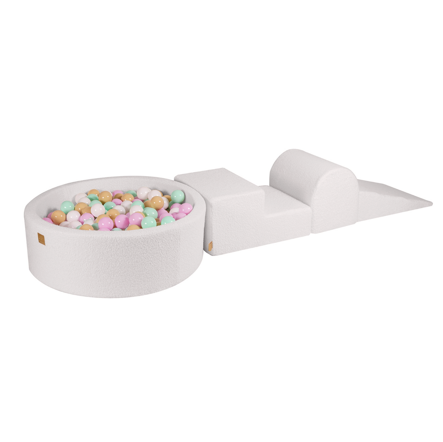Playground Boucle με Μπαλοπισίνα Large White | Candy
