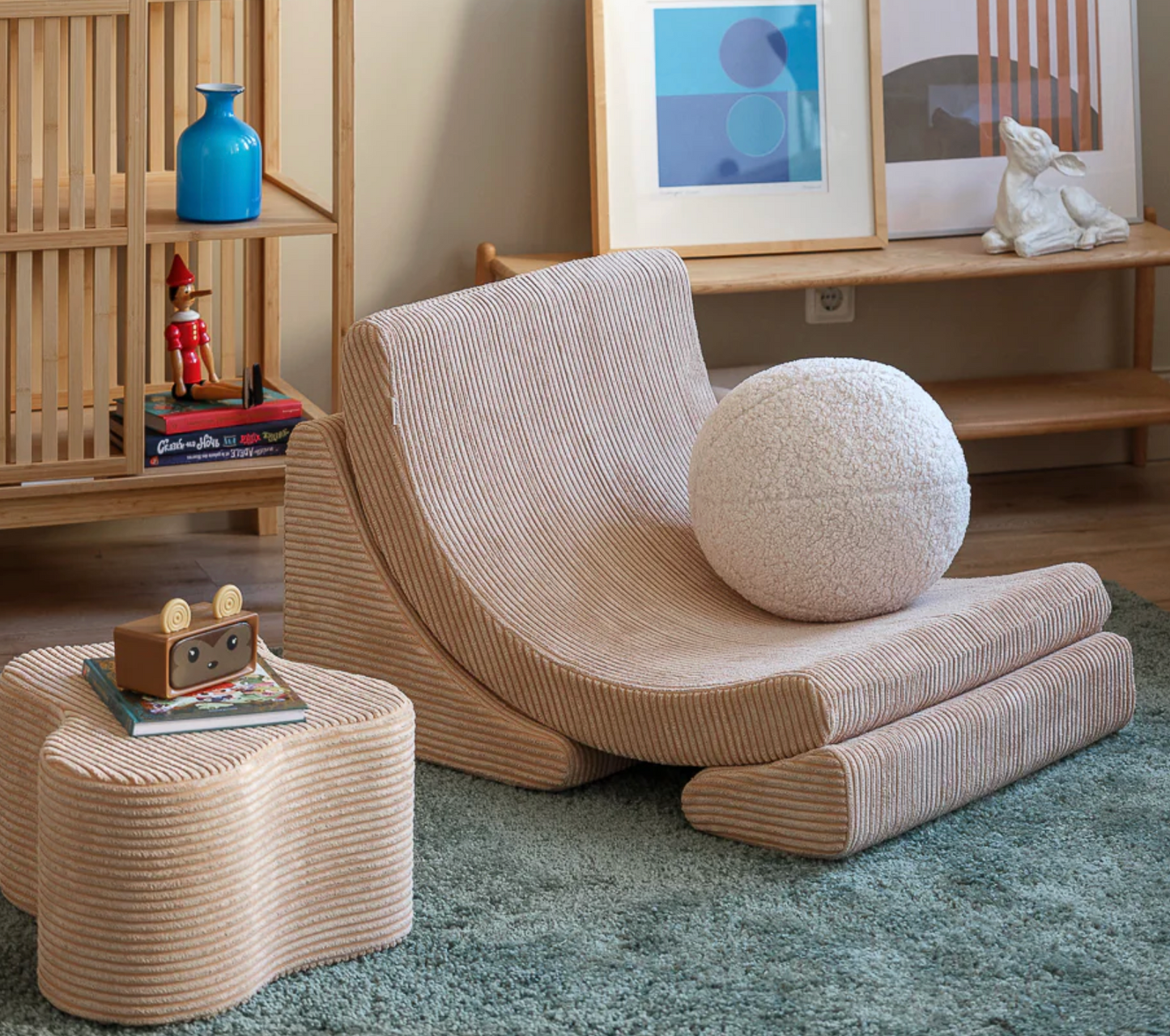 Brown Sugar Moon Chair