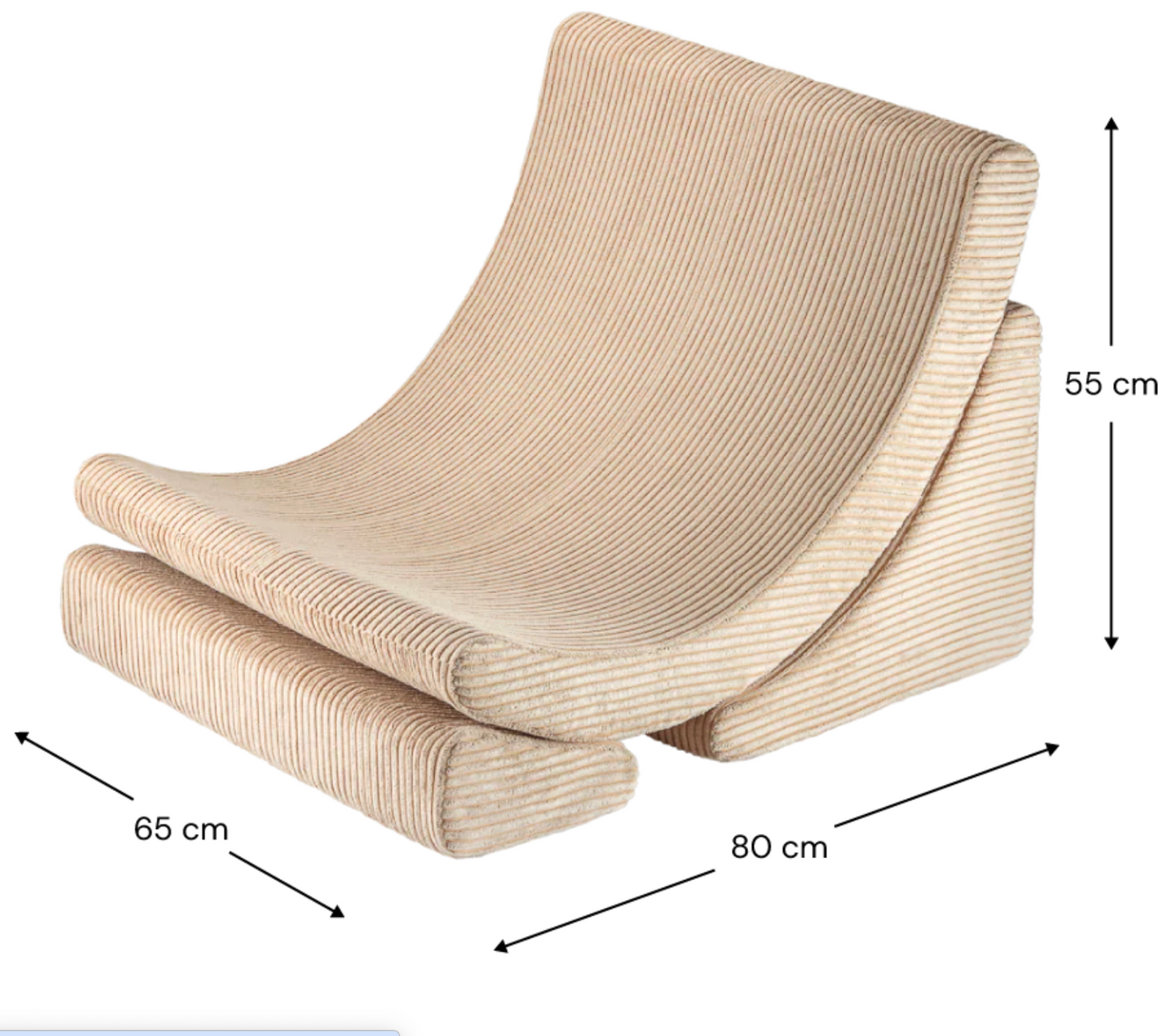 Brown Sugar Moon Chair