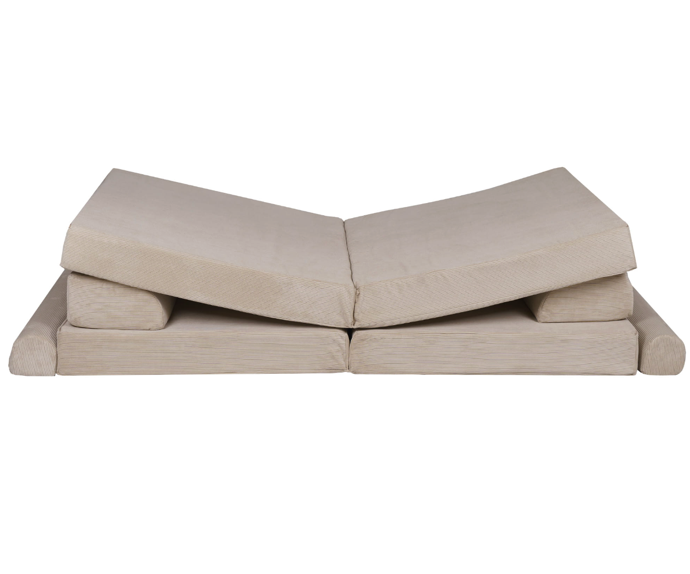 Παιδικός Καναπές Slimcord Premium 160cm| Ecru