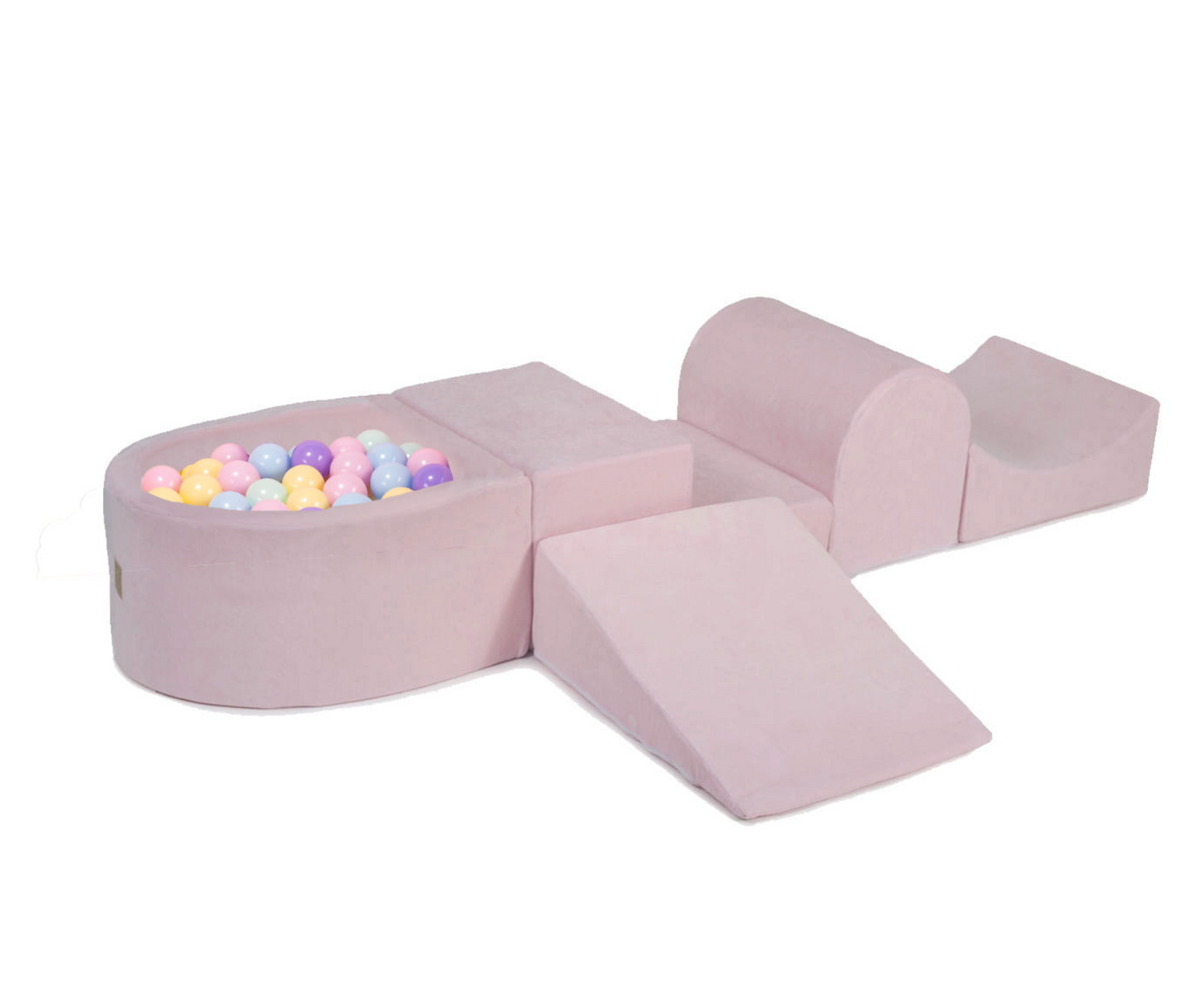 Playground Velvet με Μπαλοπισίνα Powder Pink | Pastel
