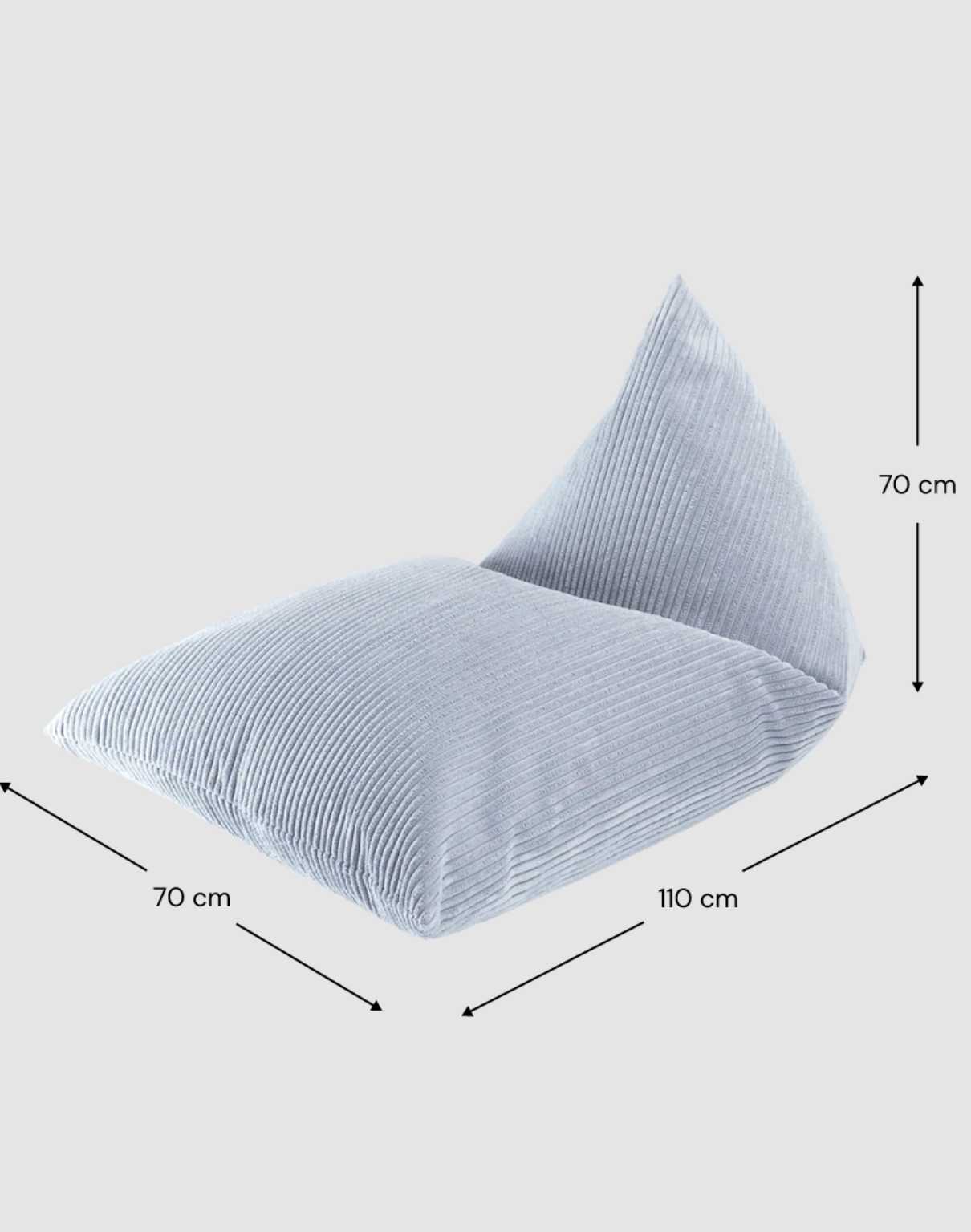 Blueberry Blue Big Lounger