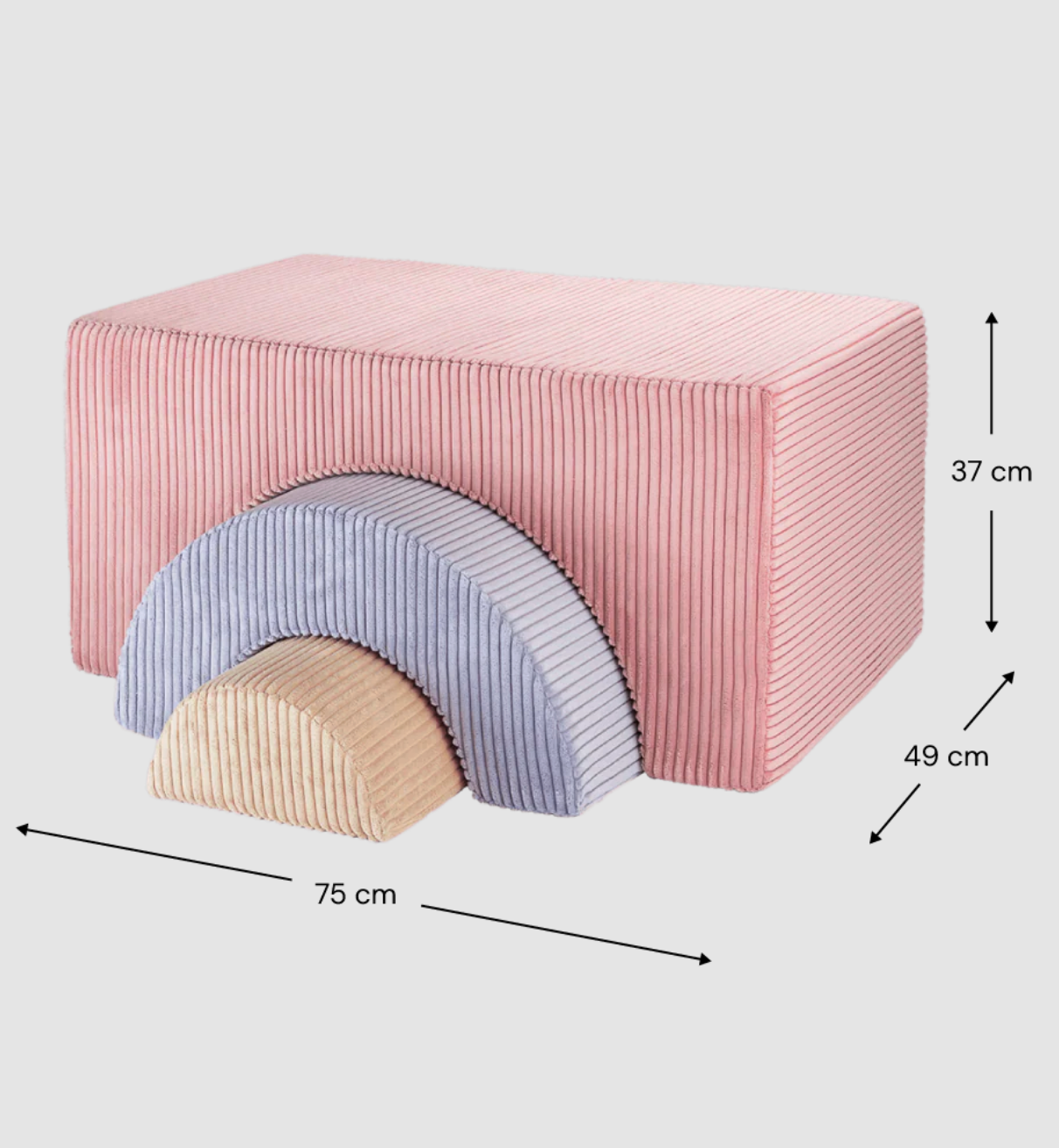 Pink Mousse Rainbow Playset
