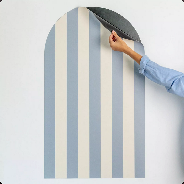 Μαγνητικός Πίνακας Αψίδα Stripes Blue