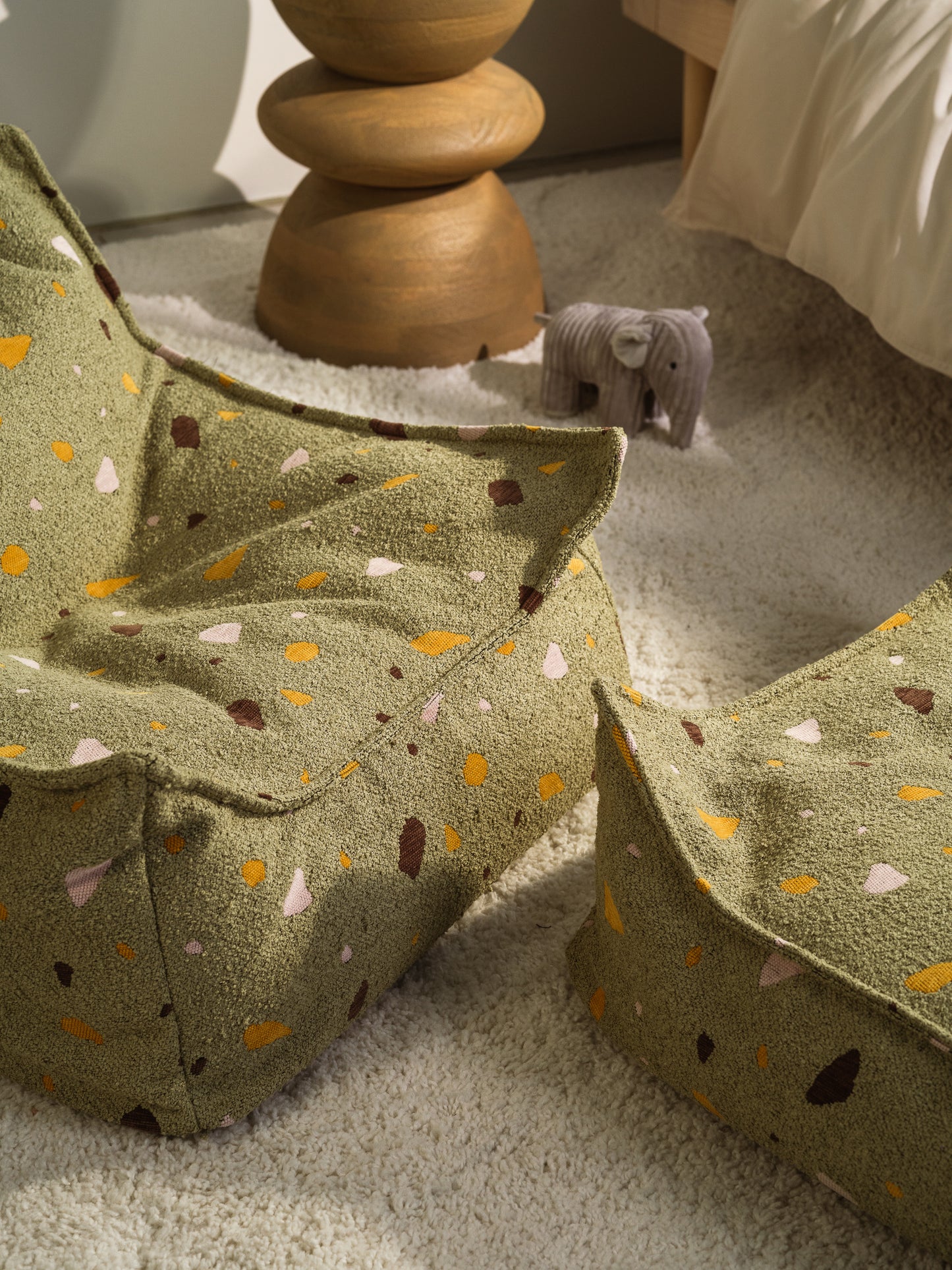 Terrazzo Moss Beanbag