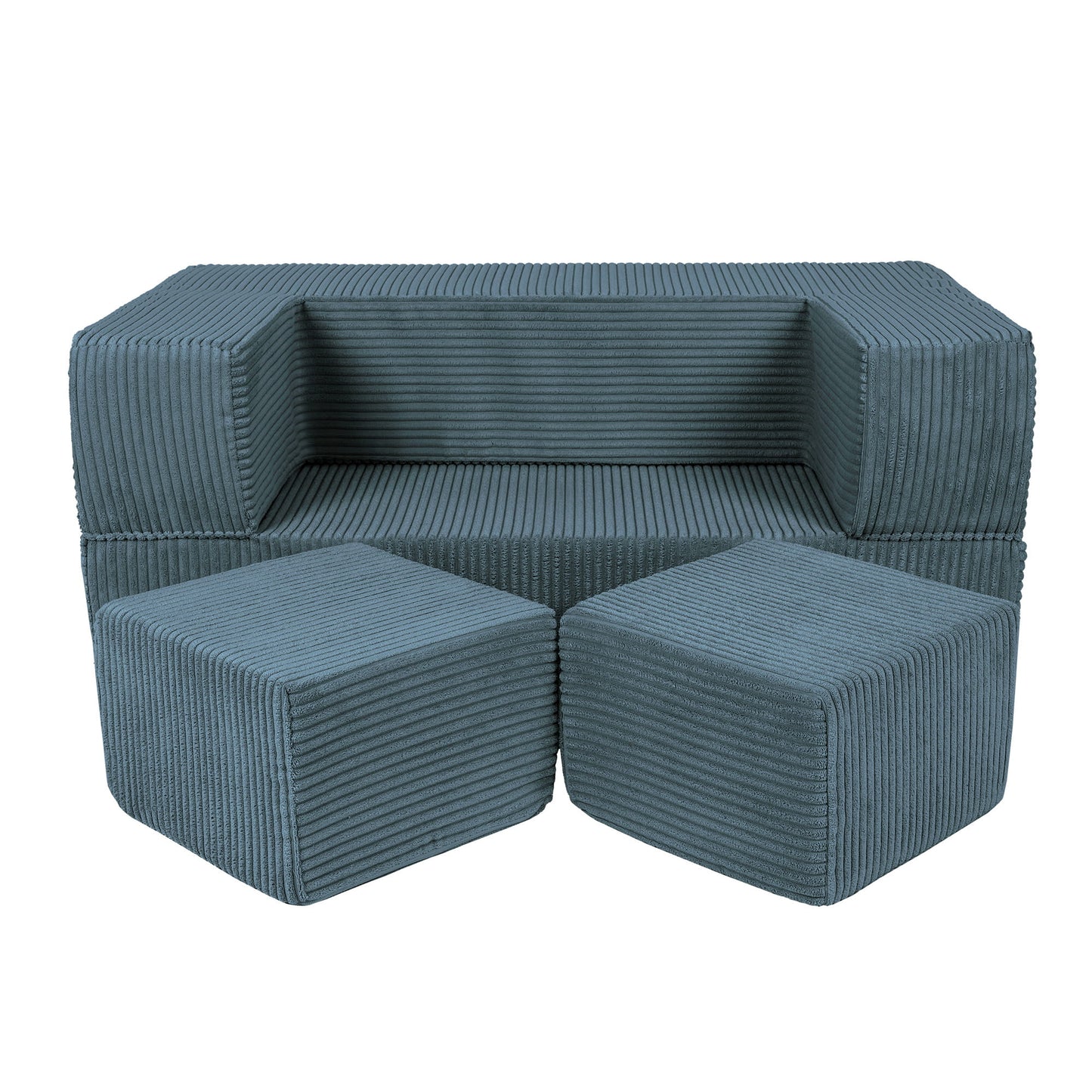 Παιδικός Καναπές Cube Aesthetic | Turquoise