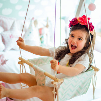 Κούνια "Mint Chevron"