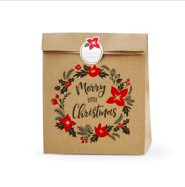 Σακουλάκια Δώρων Merry Little Christmas Rustic