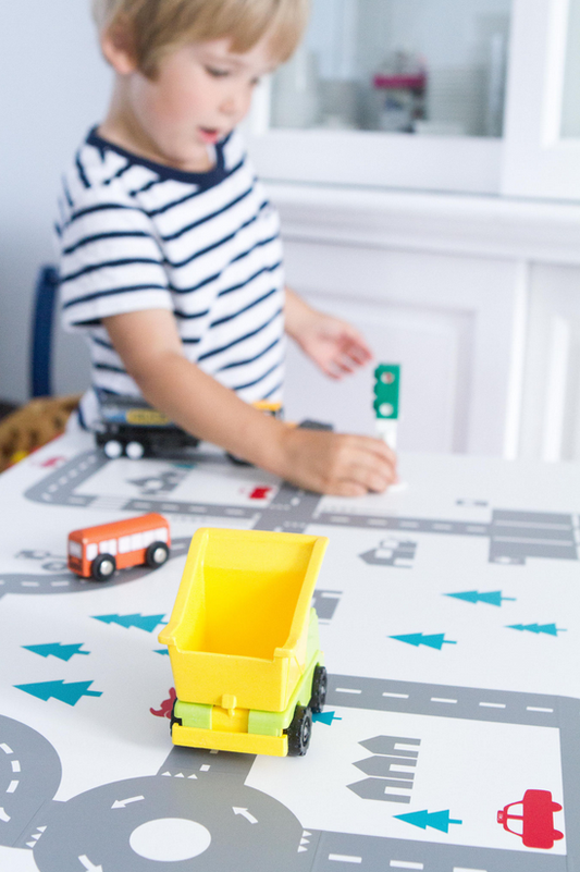 Sticky Roads Grey & Colour