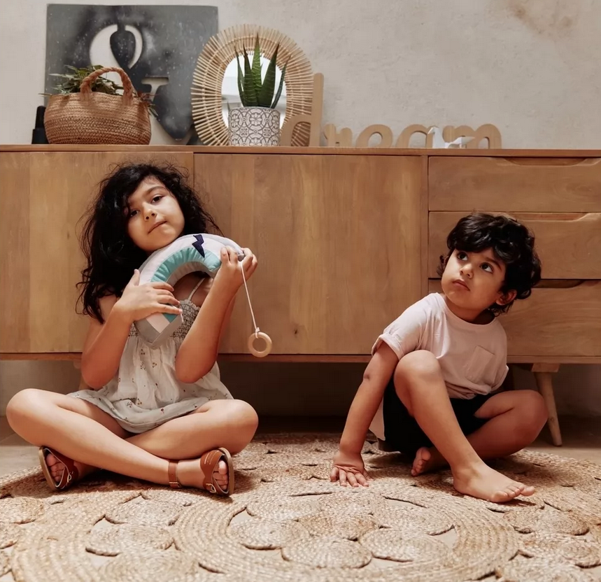 Μουσικό Μαξιλάρι Rainbow Grey