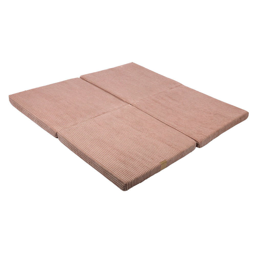 Square Foldable Play Mat Powder Pink