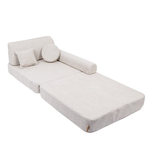 Παιδικός Καναπές BOUCLE Champagne Ecru