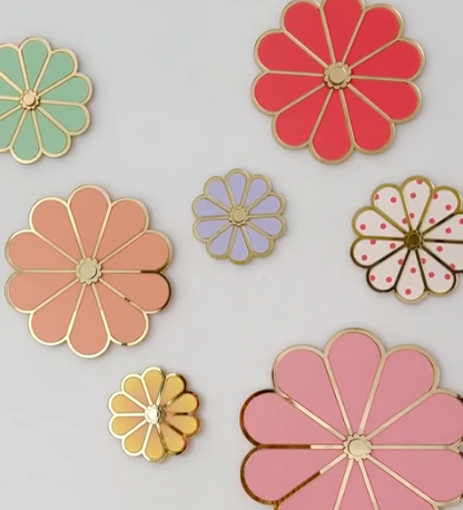 Plexi Wall Flower - Meuve