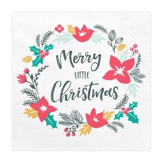 Χαρτοπετσέτες "Merry Little Christmas"