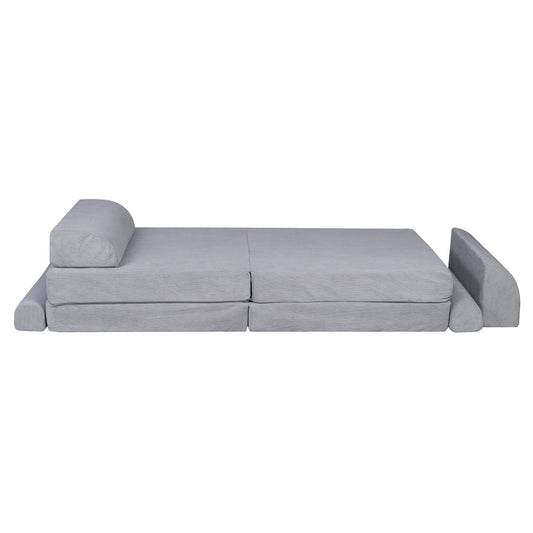 Παιδικός Καναπές Slimcord Premium 160cm | Gray