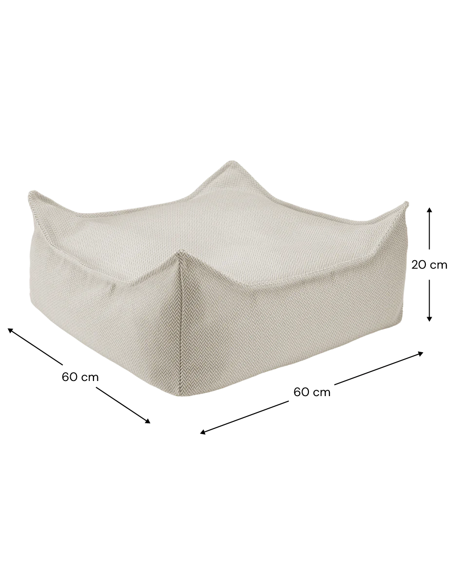 Terra Outdoor Square Ottoman