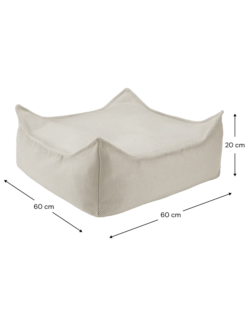 Terra Outdoor Square Ottoman