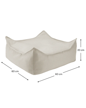 Terra Outdoor Square Ottoman
