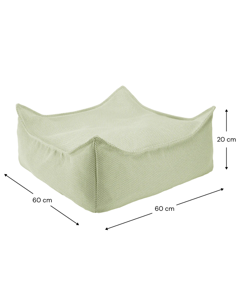 Herba Outdoor Square Ottoman