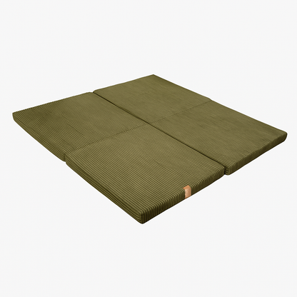 Square Foldable Play Mat Aesthetic | Khaki