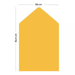 Μαγνητικός Πίνακας Σπιτάκι Mustard