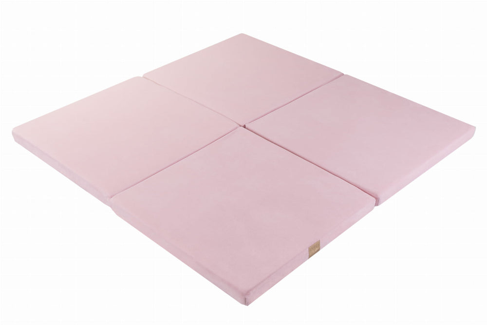Square Foldable Play Mat Pink