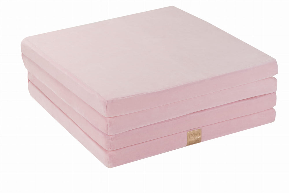 Square Foldable Play Mat Pink