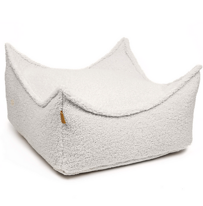Bearly Square Puff | Cream