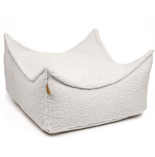 Bearly Square Puff | Cream