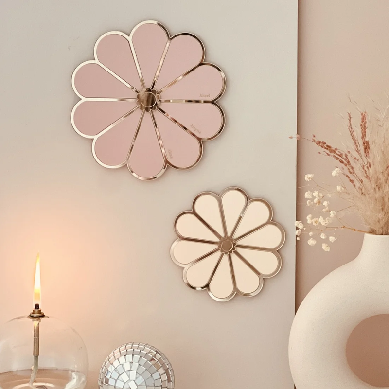 Plexi Wall Flower - Beige