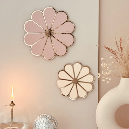 Plexi Wall Flower - Beige