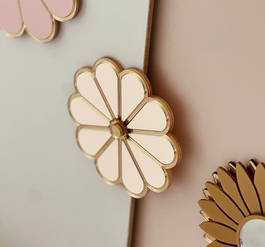 Plexi Wall Flower - Beige