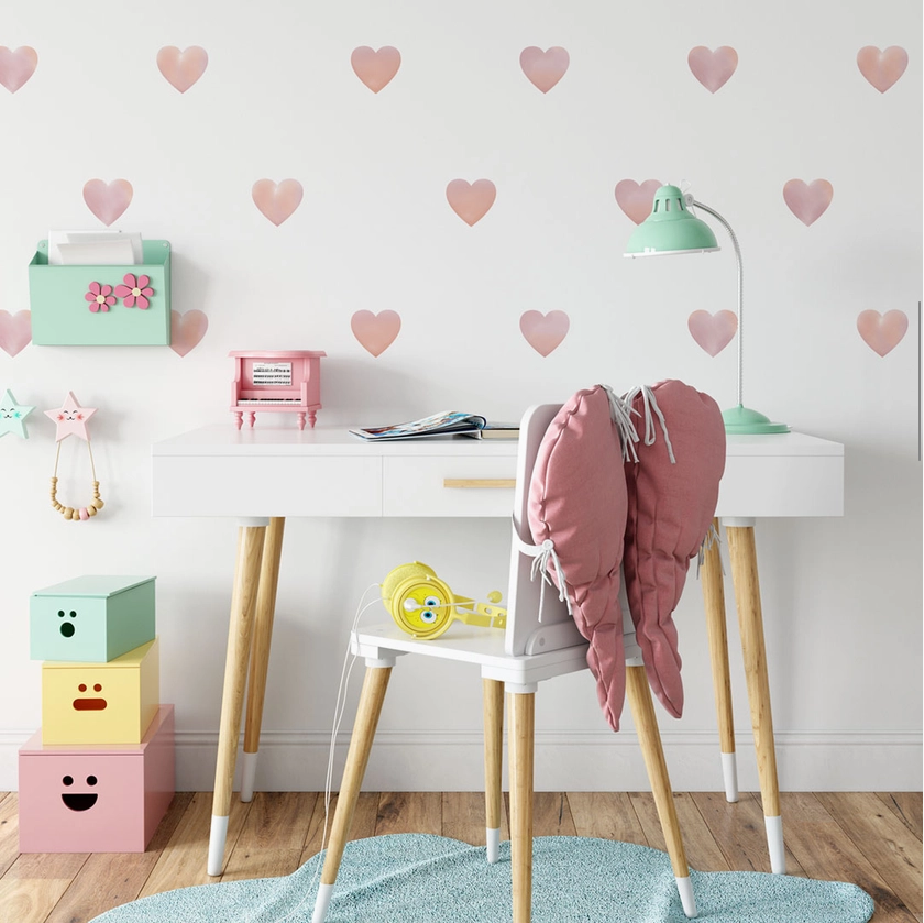 Blush Pink Hearts