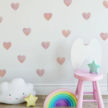 Blush Pink Hearts