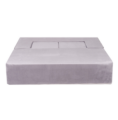 Παιδικός Καναπές Cube Velvet | Γκρί