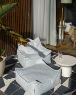 Azure Outdoor Square Ottoman