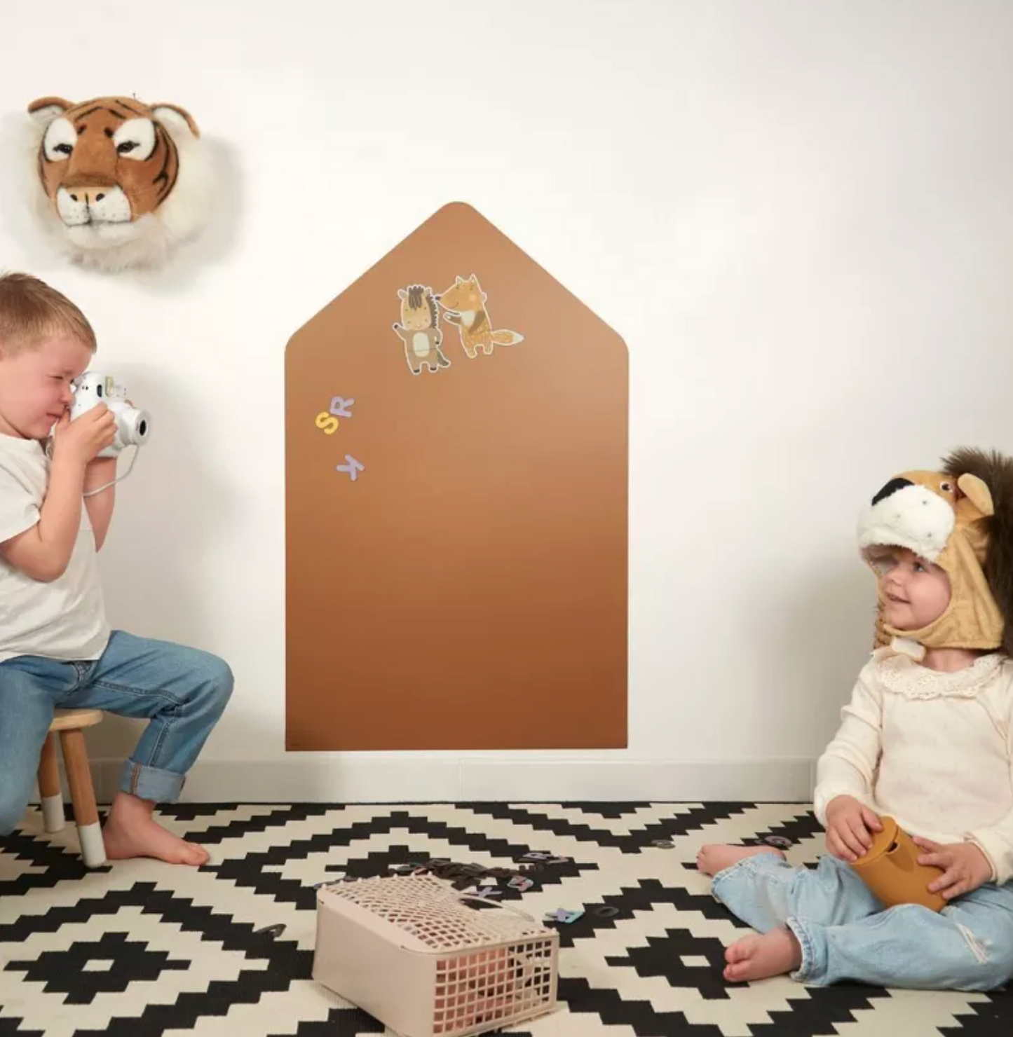 Μαγνητικός Πίνακας Σπιτάκι Caramel