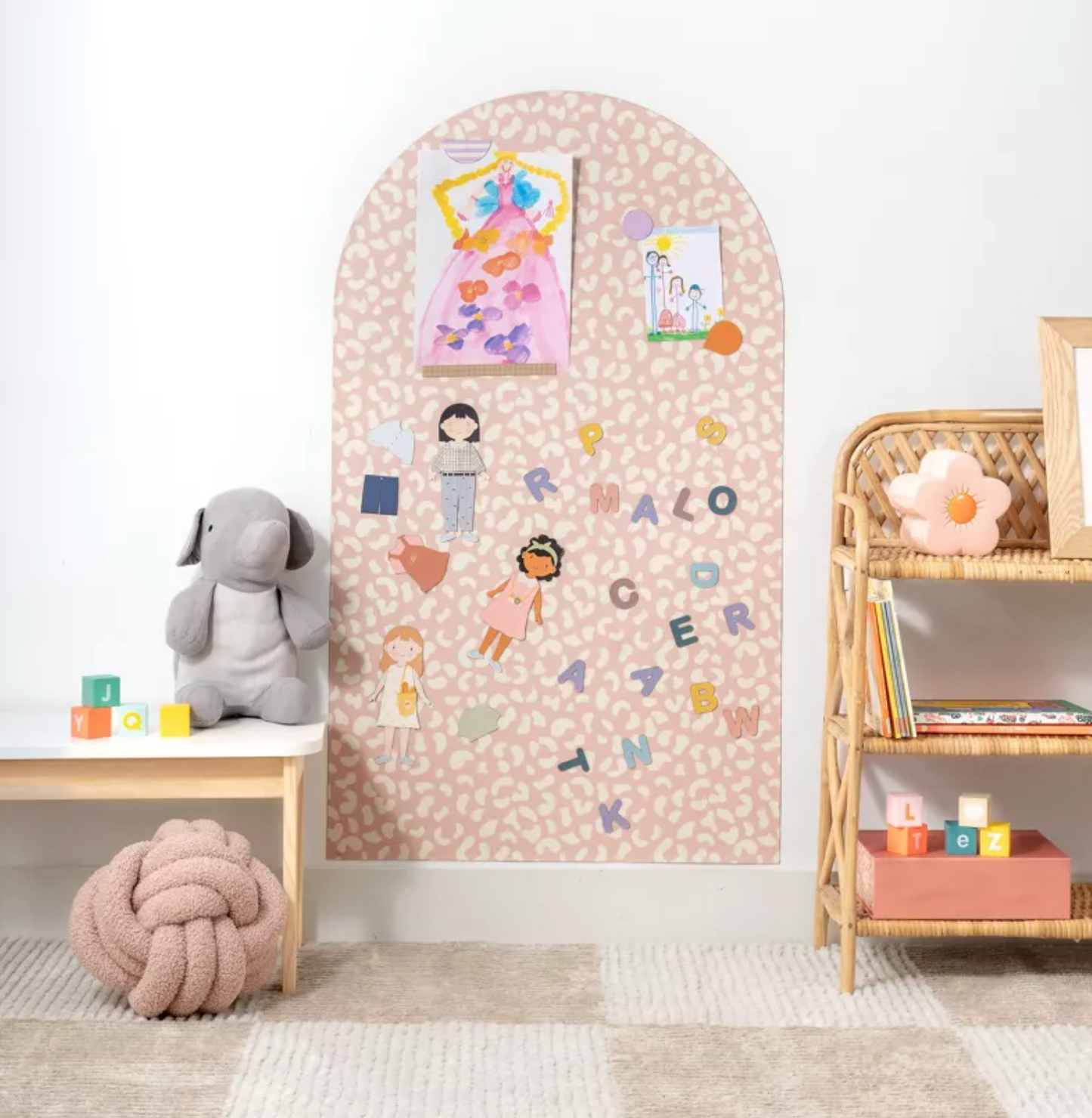 Μαγνητικός Πίνακας Αψίδα Graou Pink