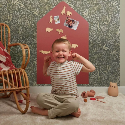 Μαγνητικός Πίνακας Σπιτάκι Terracotta