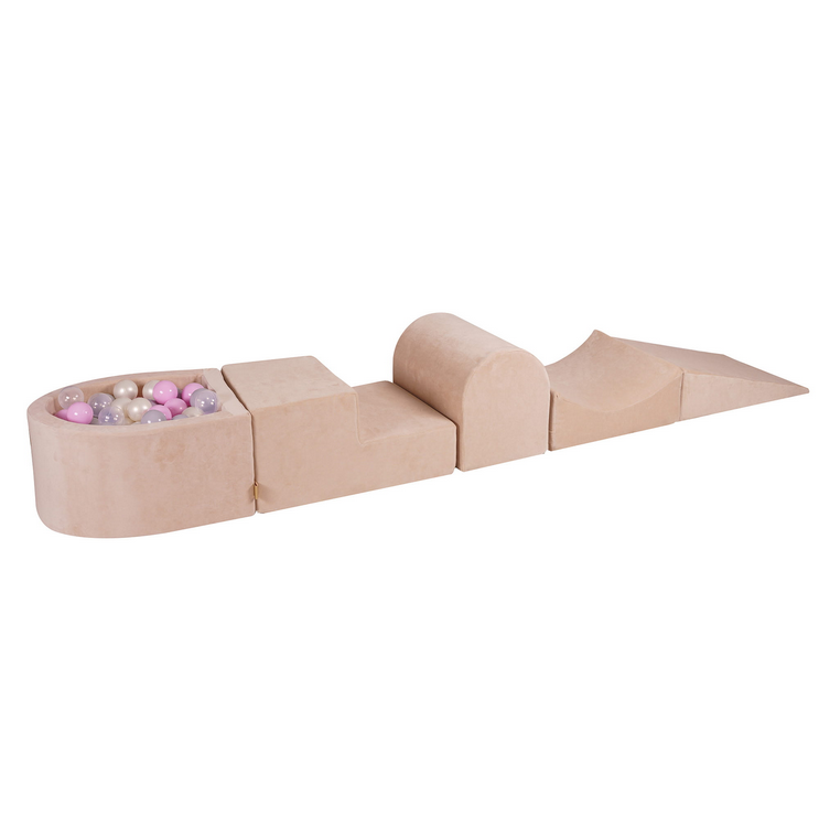 Ecru Playground με Μπαλοπισίνα Pink/Grey