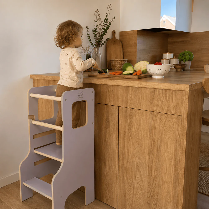 Πύργος Εκμάθησης MDF Wooden Grey