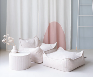Marshmallow Square Ottoman