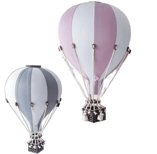 SuperBalloon PInk Grey Set