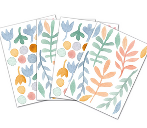 Pastel Leaves