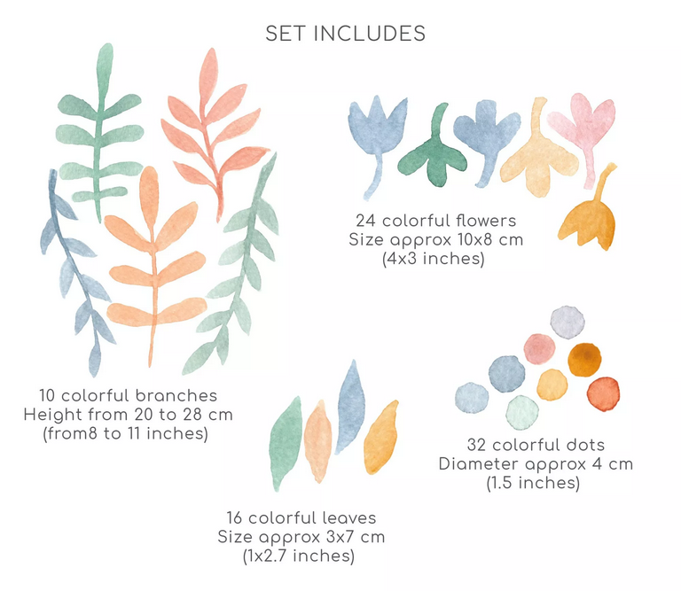 Pastel Leaves