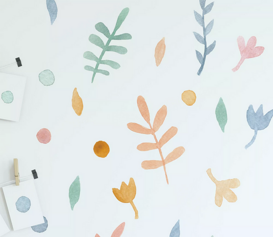 Pastel Leaves